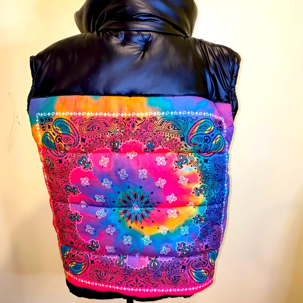 Bandanna Puffer Vest